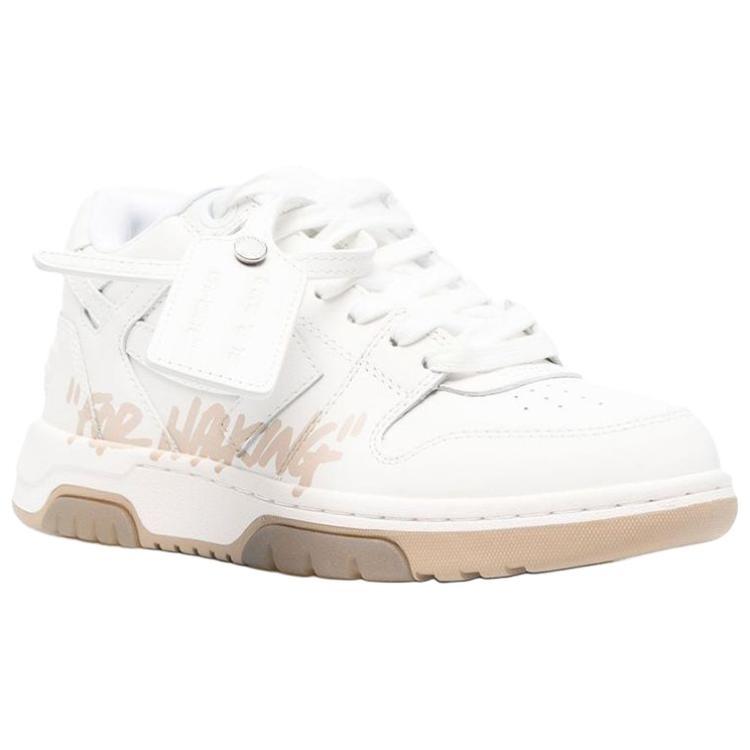 (WMNS) Off-White Out Of Office Low-Top Sneaker 'White Beige' Women's OWIA259S23LEA0030117