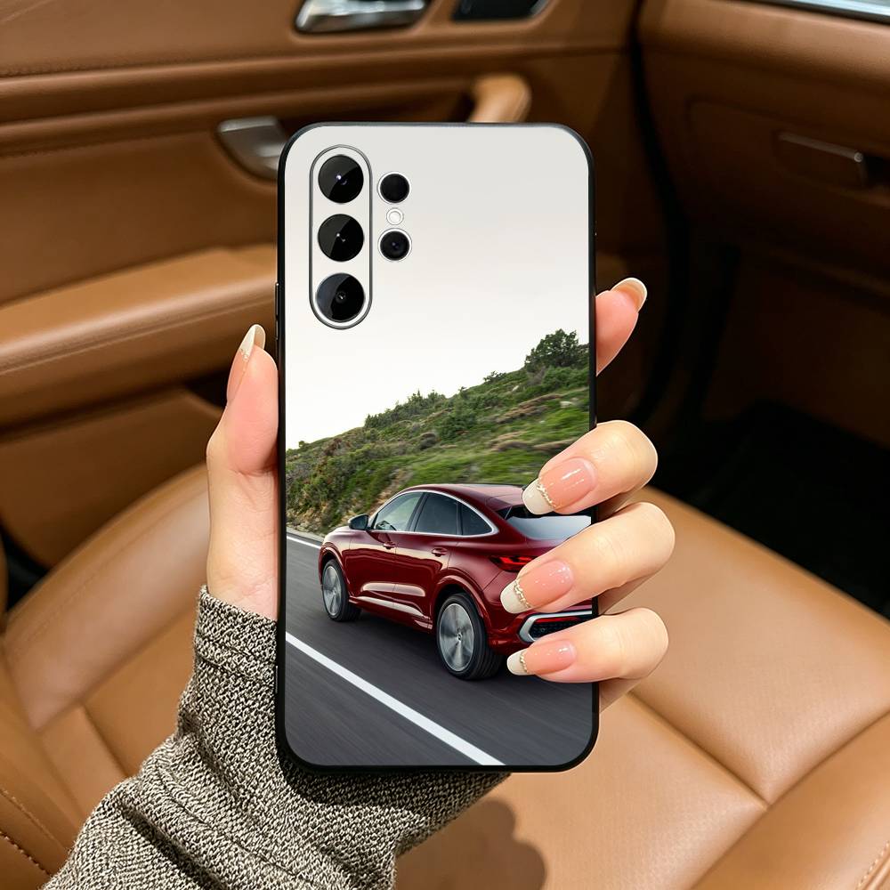 COOL Q5 series car-ES Phone Case For Samsung S25,S24,S21,S22,,Plus S23,S30,Ultra,S20,Fe,Lite,Black Soft Silicone Samsung S24fe