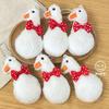 1/2Pcs Tuna Fish Block Goose Animal Plush Keychain Kawaii Doll Pendant Cartoon Animal Key Chains Charm Backpack Pendant Ornament