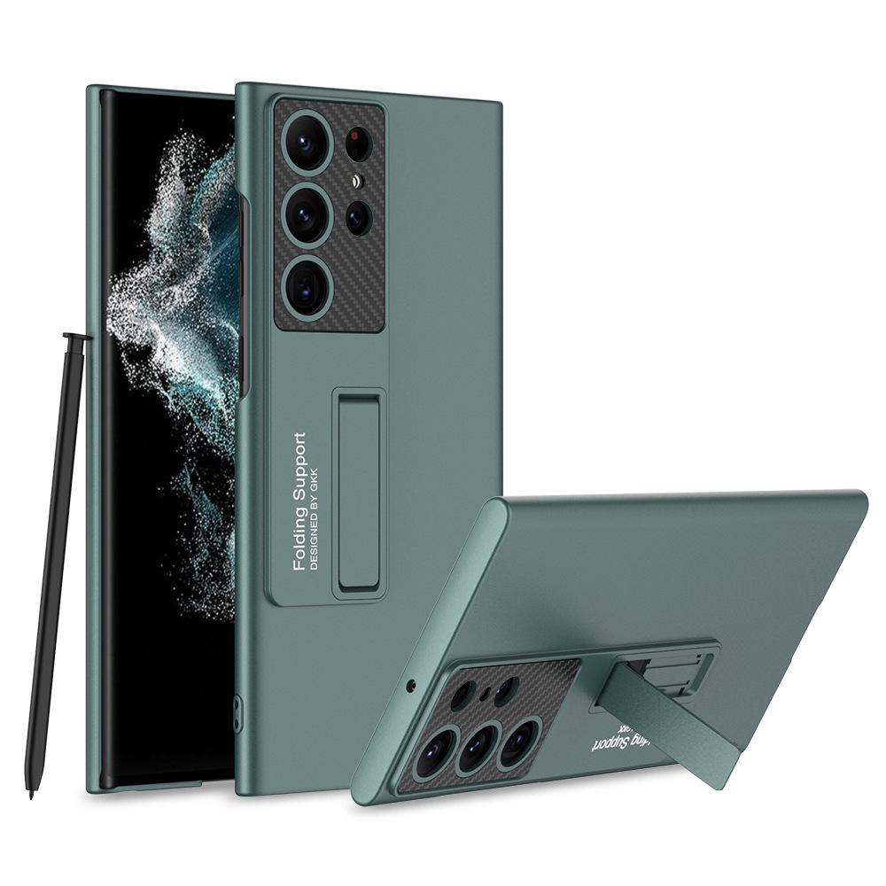 Kryt Samsung S23 Ultra s plným krytím proti pádu s kreativním stojánkem