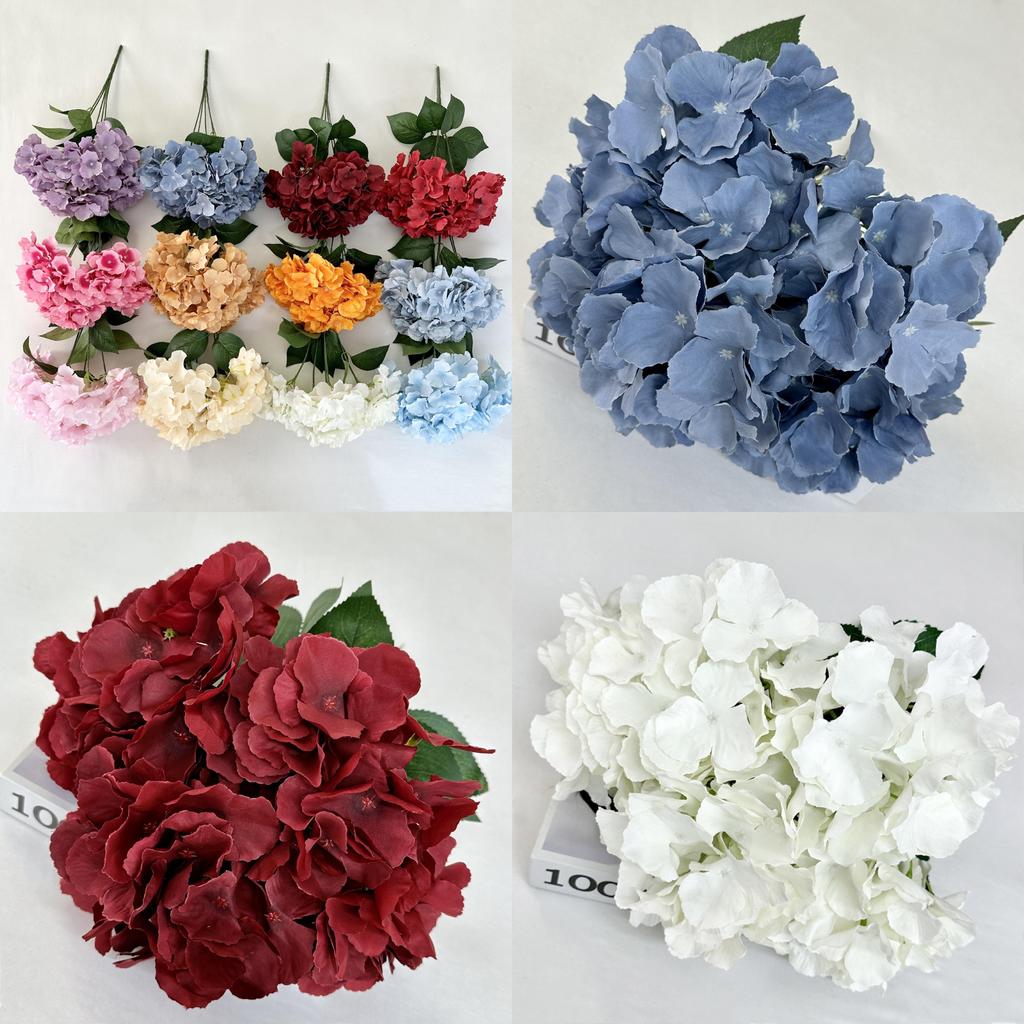 Premium Fake Silk Flower Bouquet With Large Petals For Celebrations And Home Decoration