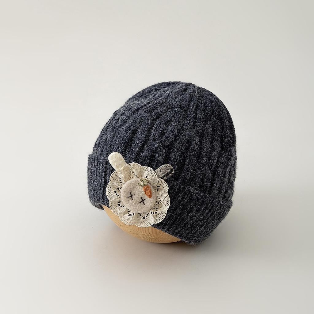 Dětská podzimní zimní vlněná čepice s ochranou uší - Větruodolná a chladuvzdorná