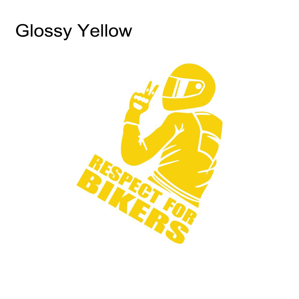 Respect For Bikers Various Sizes Car Sticker Waterproof  Sticker Decal Funny Vinyl Bike Motorcycle Auto Car Styling Decoration