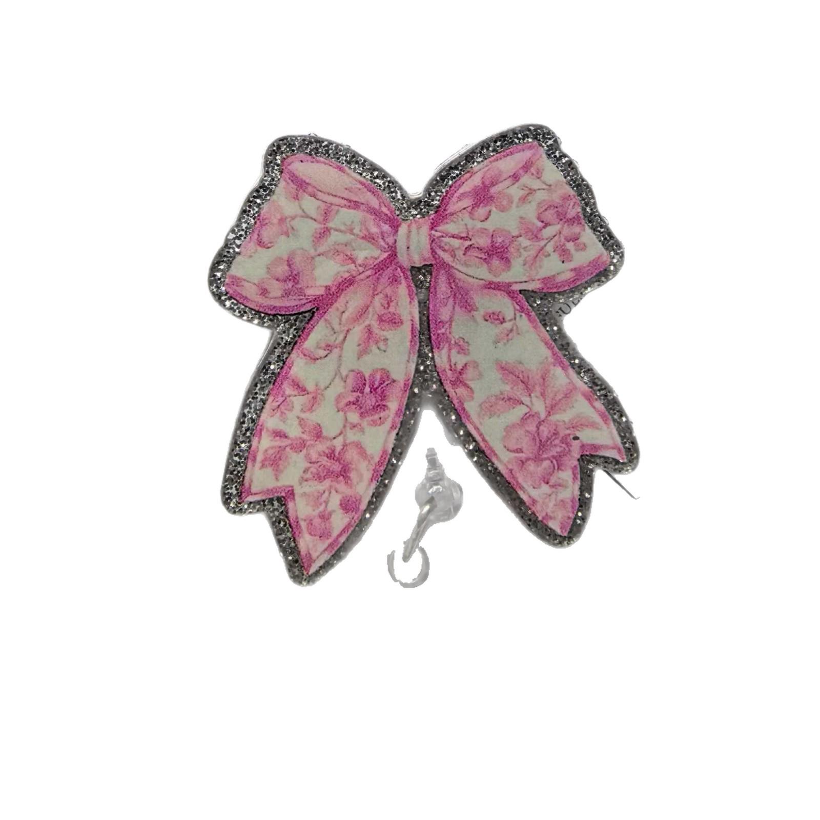 

Rotating Badge Holder with Bow Accent for Medical Professionals Bow Style No. 6