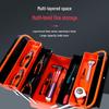 Multi-Layer Portable Folding Toolbox with Large Capacity for Home and Car Repair