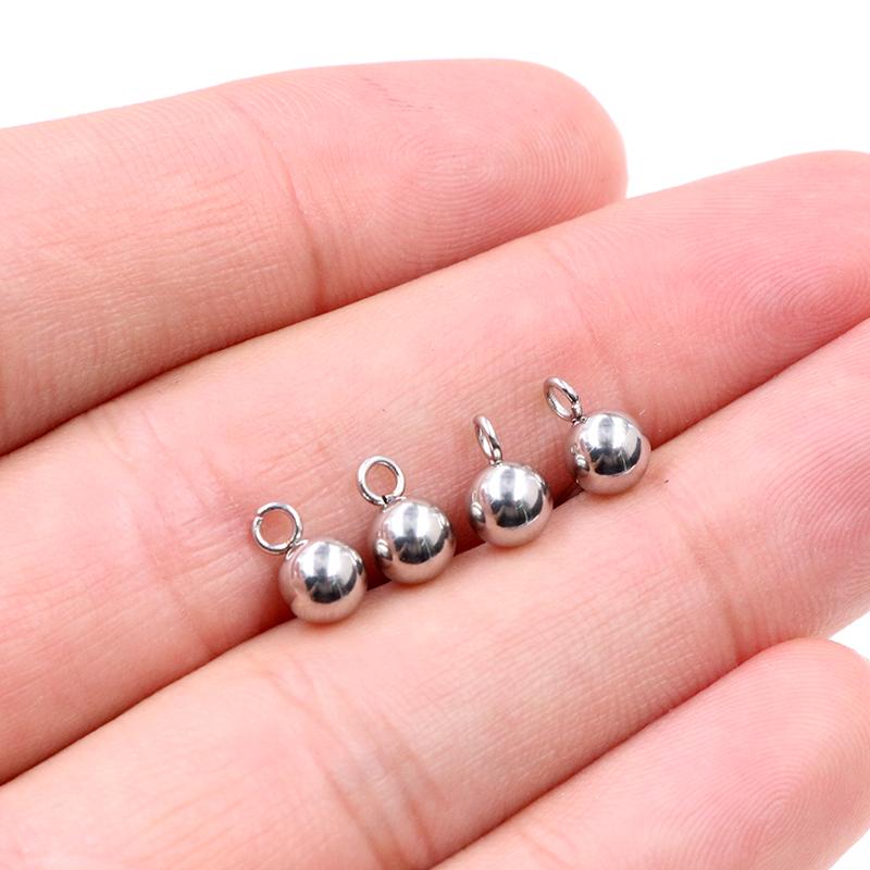 30pcs 3/4/5/6mm 316 Stainless Steel Gold Pin Findings Stud Earring Basic Pins Stoppers Connector For DIY Jewelry Making Supplies