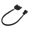 1 szt. Kabel SATA 15Pin do 3Pin 4Pin do wentylatora chłodzącego Złącza adaptera wentylatora CPU płyty głównej