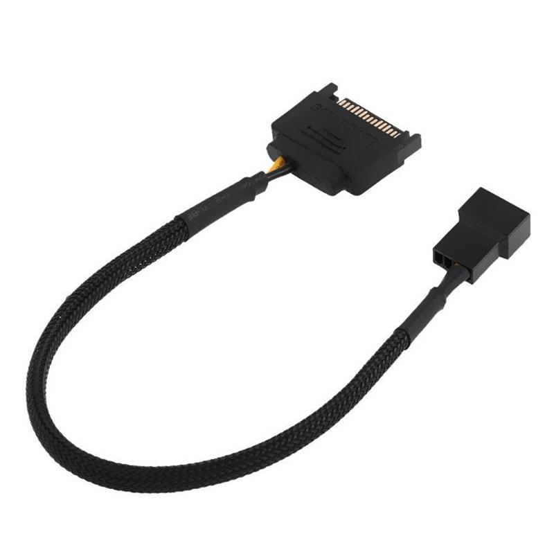 1 szt. Kabel SATA 15Pin do 3Pin 4Pin do wentylatora chłodzącego Złącza adaptera wentylatora CPU płyty głównej