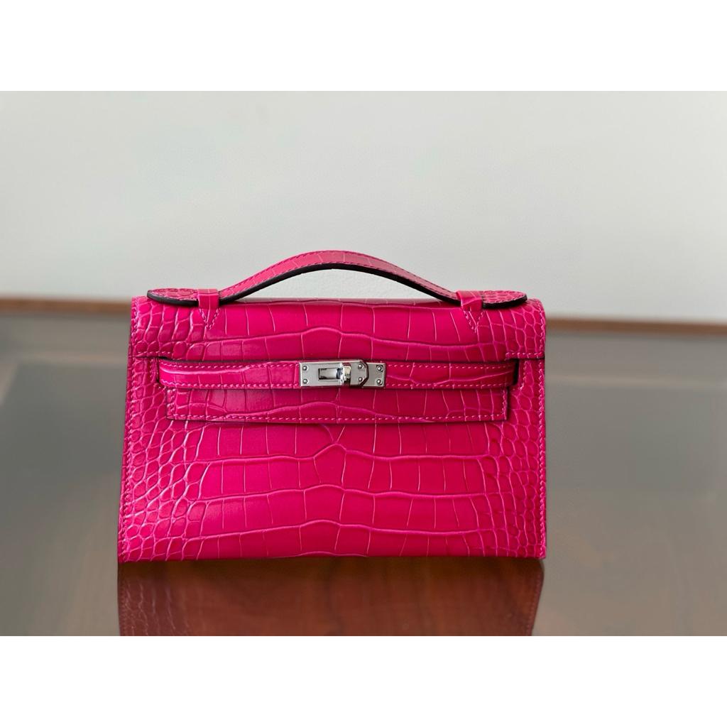 Crocodile Print Mini Bag Generation Small Square Bag Leather Shoulder Crossbody Women's Bag with Chain Dinner Bag