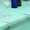 6pcs Heavy Duty Picnic Table Clips Stainless Steel Table Cloth Cover Clamps Table Cloth Holders for Restaurant Picnic Home