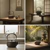 Iron Teapot Handmade Cast Uncoated Kettle for Tea Lovers,
