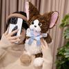 Devon Rex Cat Plush Toy - Cute Kitten Rag Doll for Girls' Birthday Gift