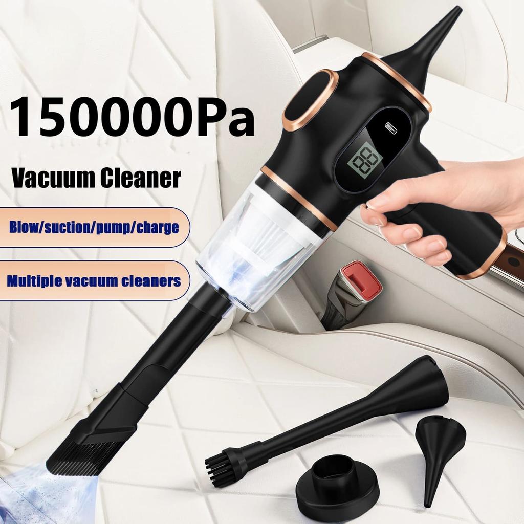 2024 NEW 5 In1 Wireless Automobile Vacuum Cleaner Portable Robot Vacuum Cleaner Handheld For Car Office Home Appliances
