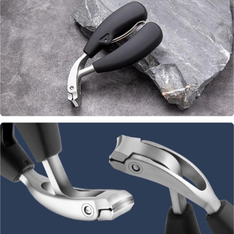 Toenail Clippers Professional Thick & Ingrown Nail Clippers for Men & Seniors Podiatrist Recommended Pedicure Clippers