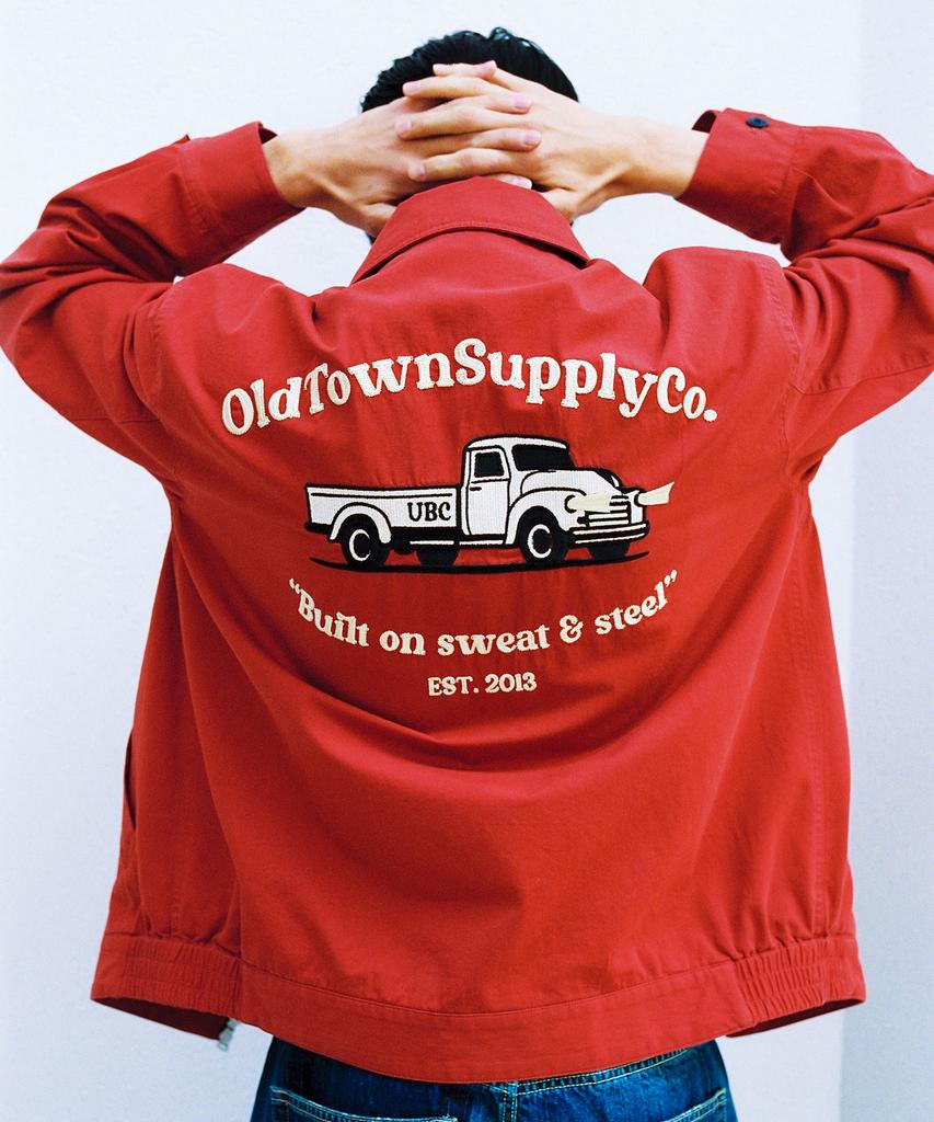 Uniform Bridge Old Town Work Jacket Red