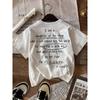 T-shirt z nadrukiem graficznym, Krótki rękaw, Okrągły dekolt, Casualowy top na lato i wiosnę, Odzież damska