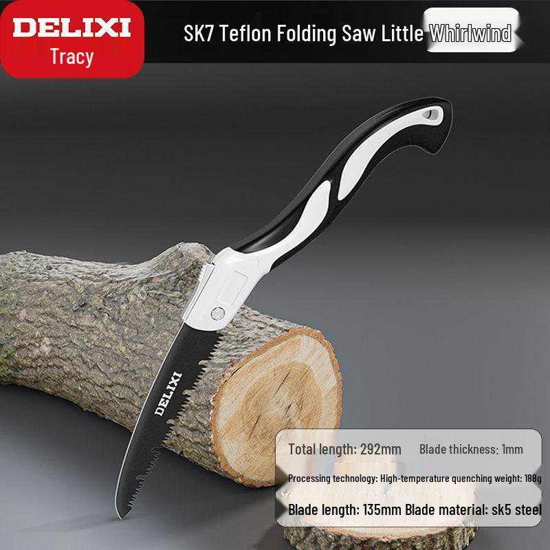 Compact Handheld Folding Woodworking Saw for Trees and Woodcraft