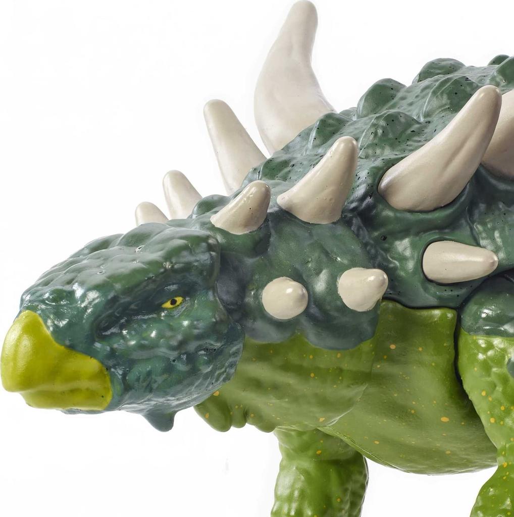 Mattel Jurassic World Realistic Mini Action Figure Sauropelta 4 and HBY67 [Dinosaur Toy] [Ages Up]