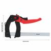 One Handed Woodworking Clamp Ratchet Mechanism Bar Clamp Durable F Clamp  Woodworking