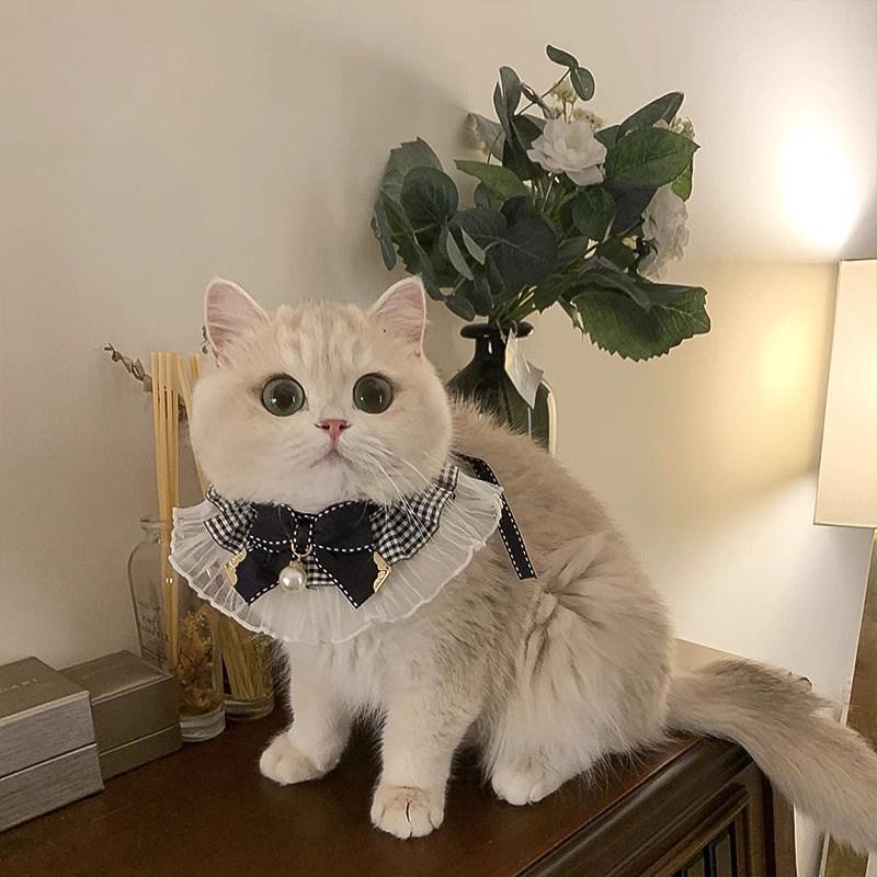 Cat & Dog Bow Tie Scarf - Cute Pet Neck Bib & Ornament