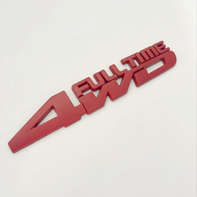 

3D Metal Car Badge Fender Front Grill Trunk Full Time 4WD Logo Sticker Emblem For Jeep Compass Grand Cherokee Honda Kia Toyota