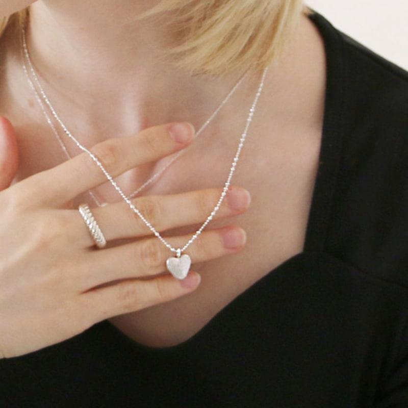 EIGHTMORE Silver925 Baroque Heart Necklace