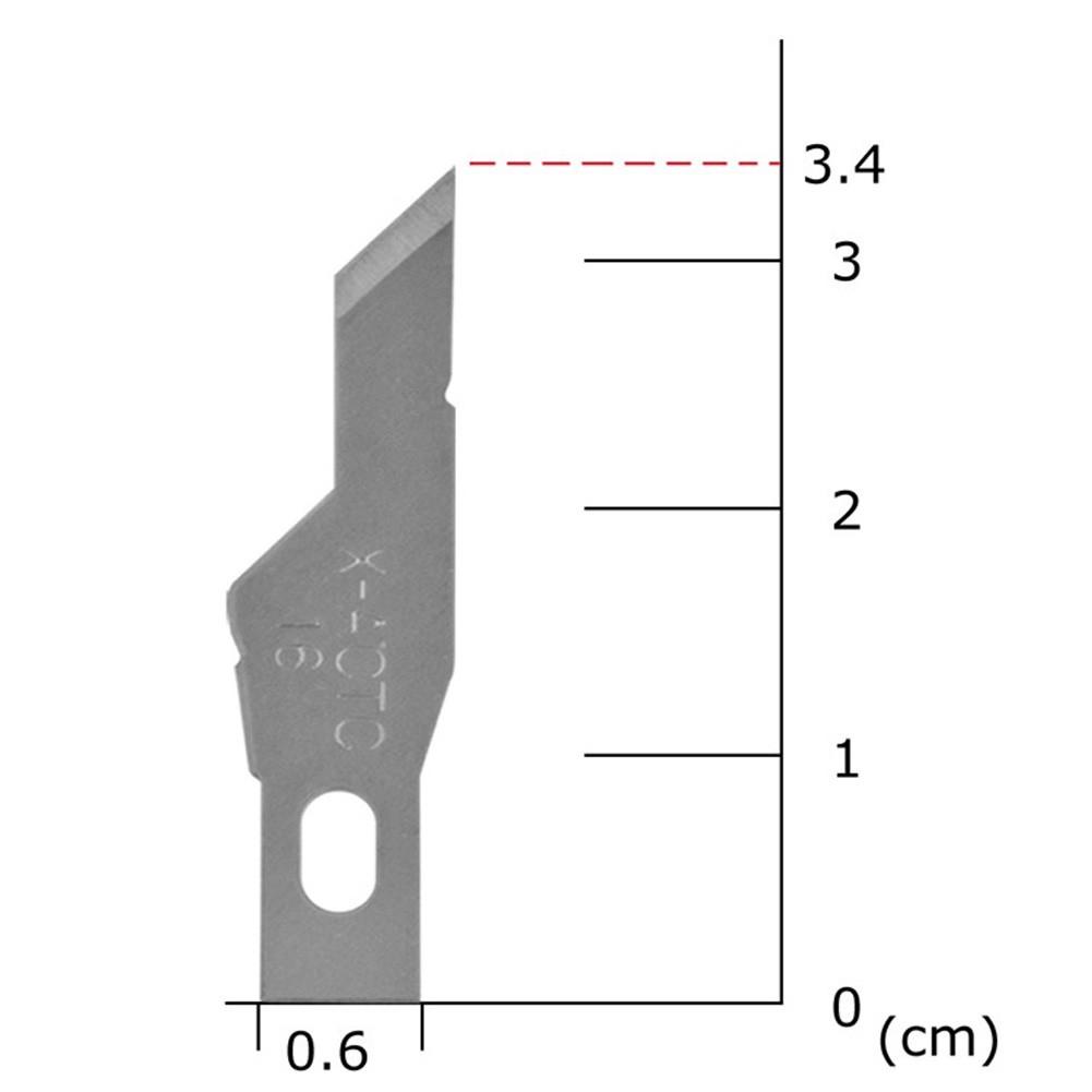 Ambachtelijke Snijmesen DIY Handgereedschap 1 Set 10 Stuks Handwerk Graveren Zilverstaal