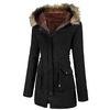 Ladies   Coat Womens Winter Warm Thick Long Jacket Hooded Overcoat