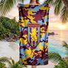 Aston Villa Football Beach Towel Soft Microfiber Summer Towel Quick Dry Absorbent Towel for Beach Swimming Pool Travel