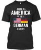 German Tee 100% Cotton T-shirt Mens Tees Top Made In the USA T-Shirt Tee Top Unisex