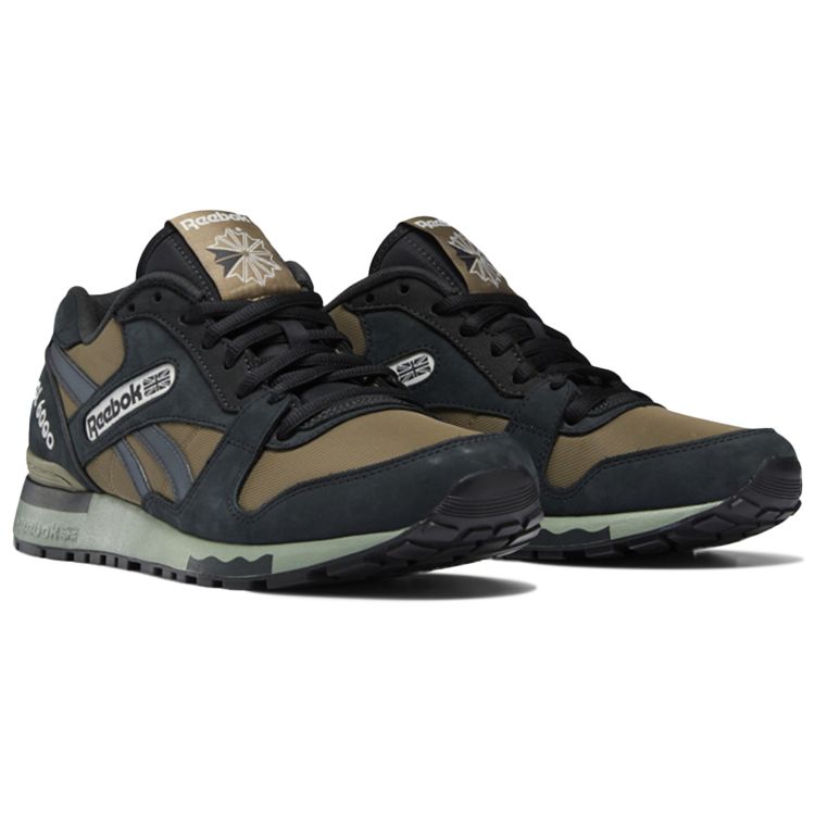 Reebok Fabric Casual Versatile Retro Low-Top Lifestyle Sneakers Unisex Sneakers Brown GX1150