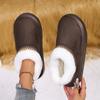 Autumn and Winter Lace Ethnic Style Fashionable Cotton Bags and Couple's Warm Cotton Slippers for Indoor and Outdoor Use