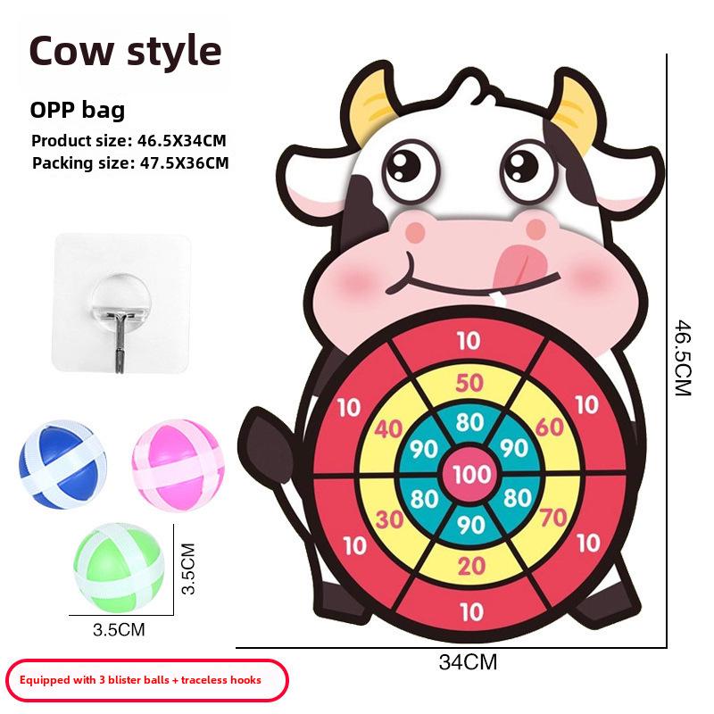 Children's Indoor Sticky Ball Dart Target Toy Set