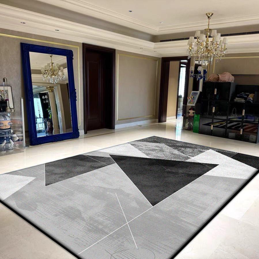 Geometric Large Area Living Room Rugs Decoration Household Foldable Washable Carpets for Bedroom 200x300 Lounge Soft Floor Mat