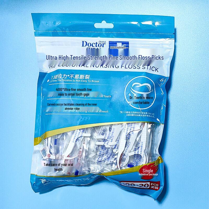 Dr. Tooth High-Tension Smooth Dental Floss Picks