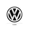 For VOLKSWAGEN Car Interior Steering Wheel emblem 3D Sticker Aluminium Alloy Sticker For Volkswagen Golf 6 7 Polo CC Tiguan
