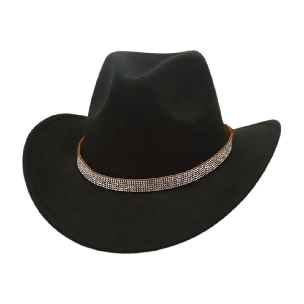 Felt Hat Outdoor Vintage Jazz Hat Vacation Travel British West Cowboy Hat