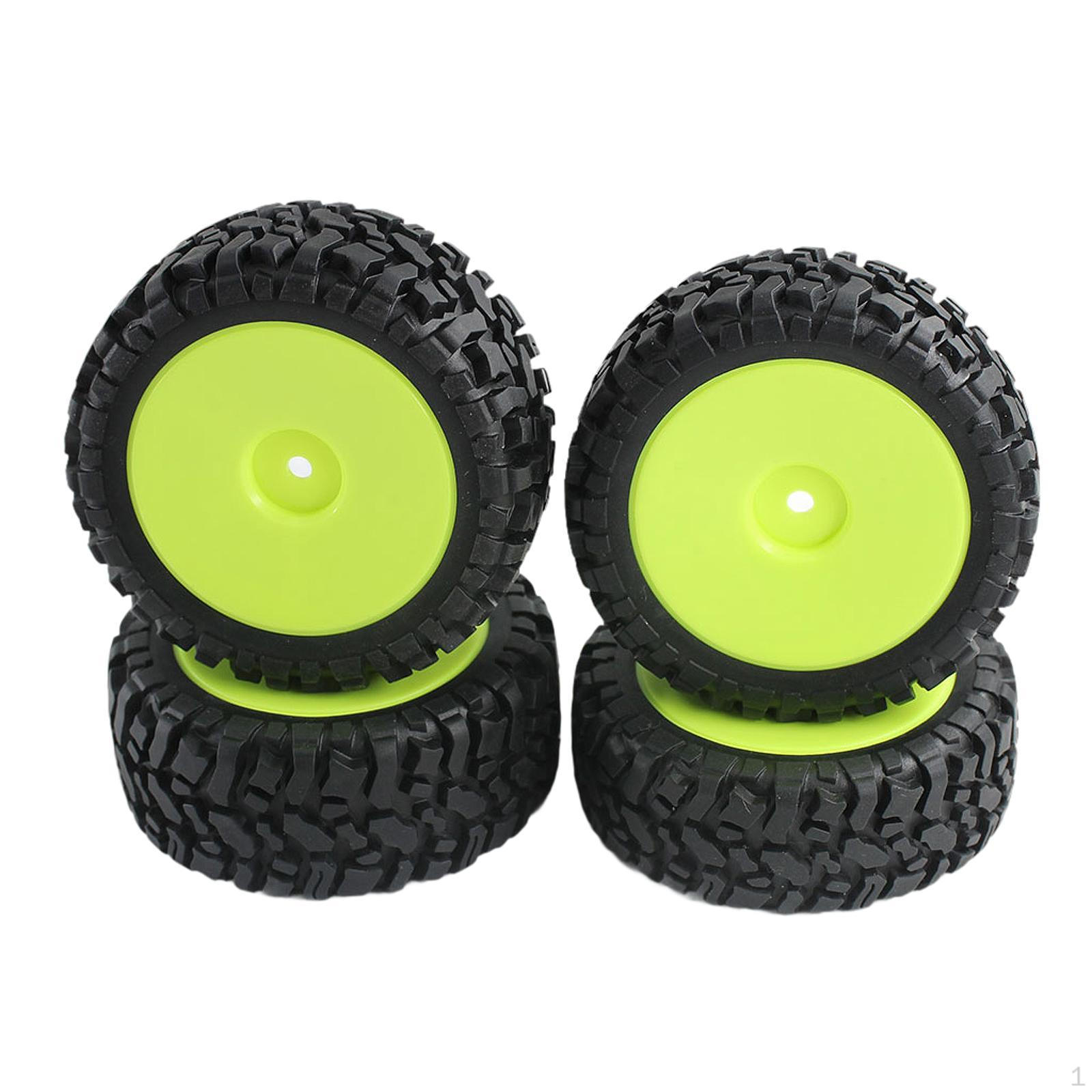 

4Pcs Remote Control Car Tire Set Spare Parts Vehicle Replacement for RC