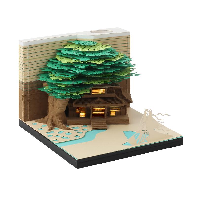 2026 Factory Direct Selling Exquisite Gift Memo Pad Can Be Customized With Colorful Paper Carving Creative Gifts
