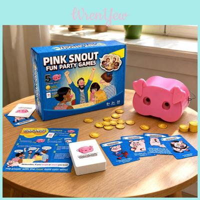 Youlaughyoulose Party Game With Plastic Cards For Indoor Family Fun