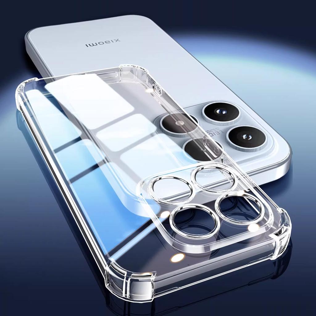 EUCAGR Airbag Transparent TPU Shockproof Case For Xiaomi 17 Pro Max MI17 Back Cover Clear Shell Coque Fundas Xiaomi 17Pro Max