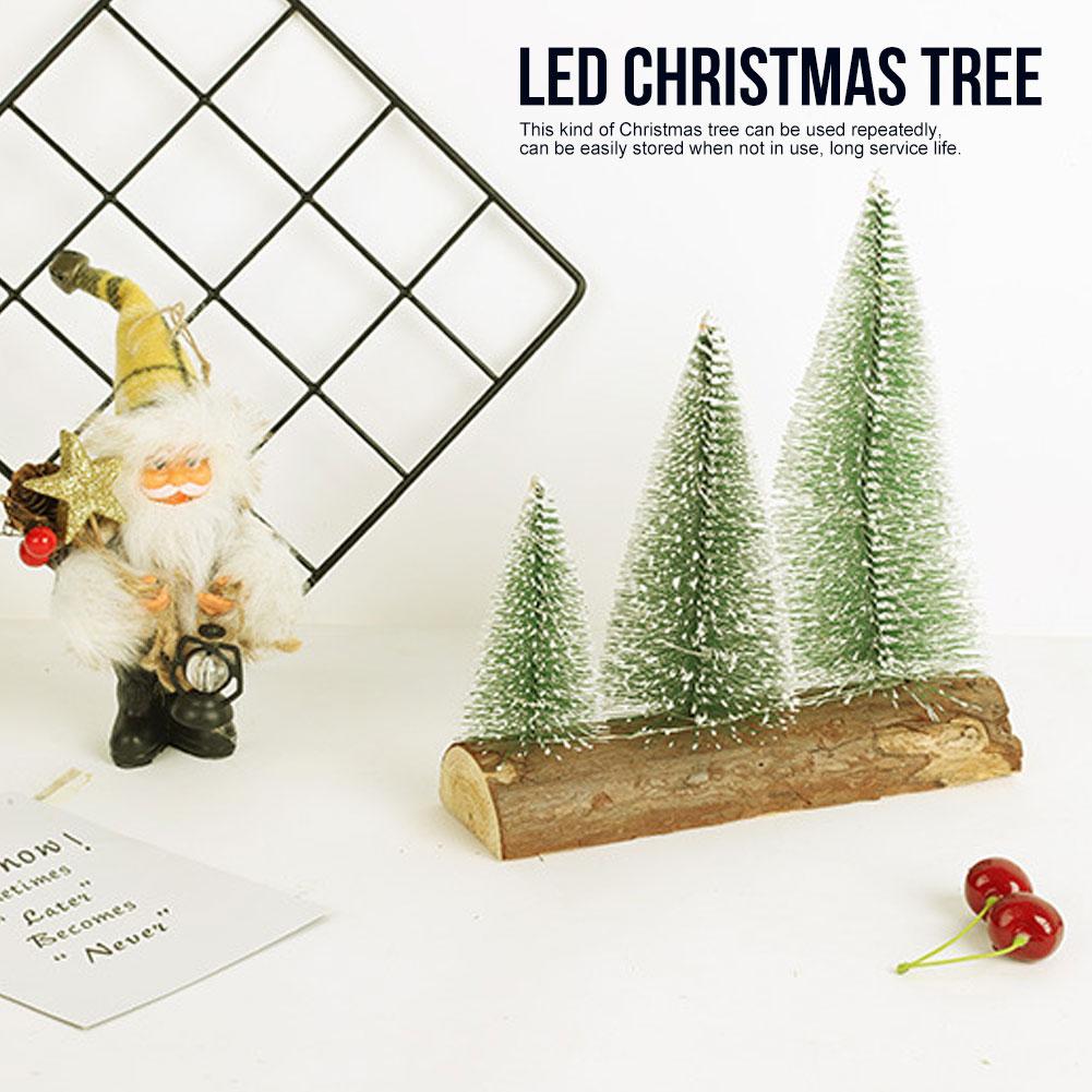  Desktop LED Lights Christmas Tree Decoration Home Xmas Festival Gift Ornament 