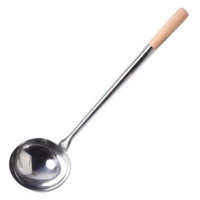 304 Stainless Steel Wok Spatula with Wooden Handle