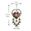 Goose Wind Chime with Bells Eagle Decorative Chain Garden Decoration Bird Hanging Pendant  Home