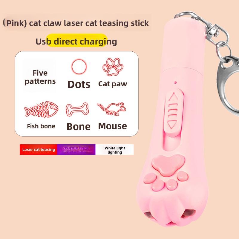 Laser Cat Toy Pen, A Self-entertaining and Boring Gadget, A Multi-functional Electronic Infrared Cat Toy, A Pet Product for Playing with Cats