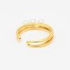 ESTELLE [Official] Women's Silver Yellow Gold Plated Ear Cuff with June Birthstone Freshwater Pearl (Single) 0291-0476-0019-0000