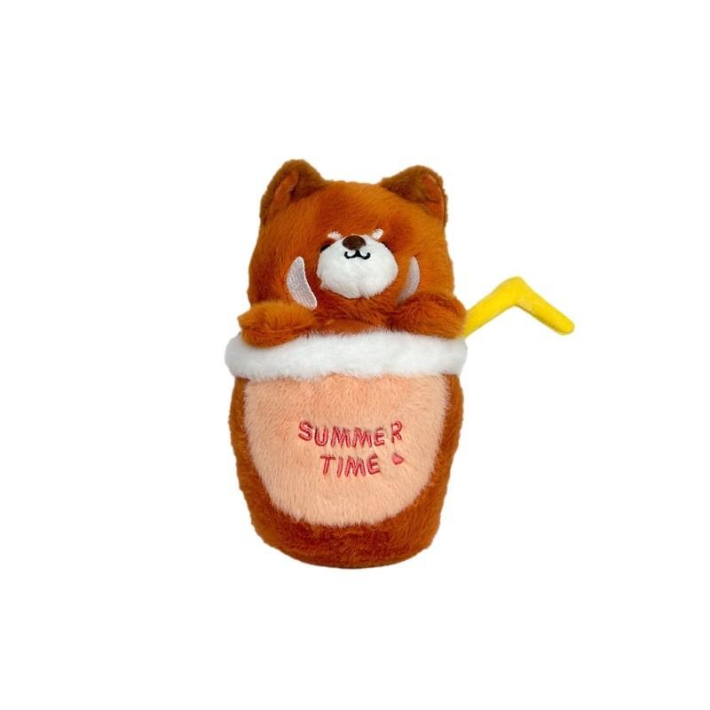 Cute Dog Cat And Raccoon Plush Doll With Pp Cotton Filling For Kids And Collectors