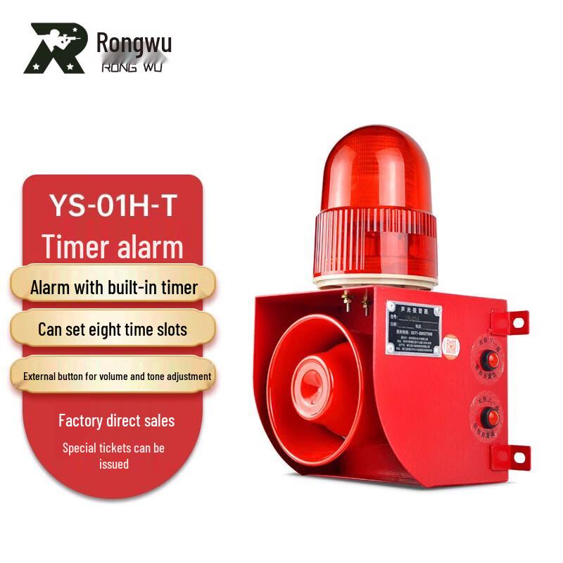 Rongwu Timed Sound and Light Alarm Buzzer