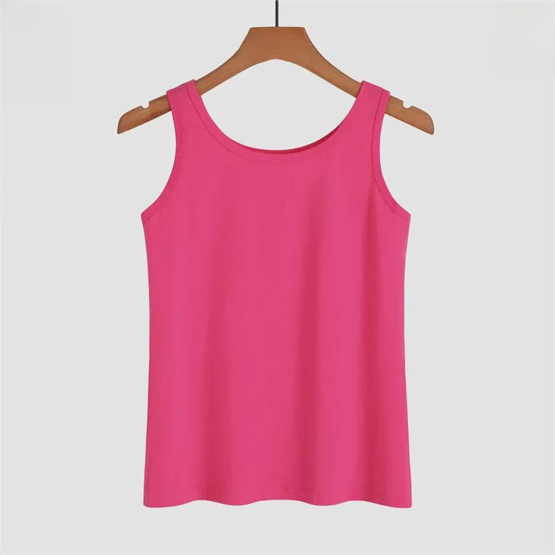 Women's Cotton Sleeveless Camisole - Stylish Summer Top with Beautiful Back Design, Tight Fit