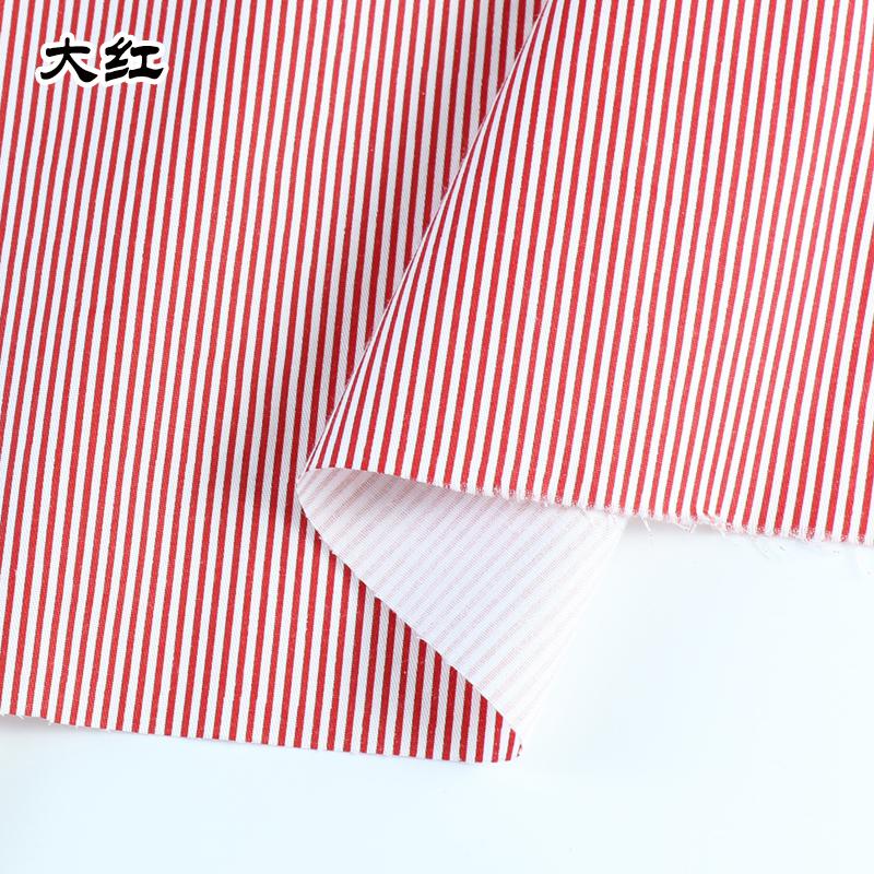 160cm*50cm 1mm Fruit Color Striped Cotton Fabric for Kindergarten Bedding Printed Twill Quilt Cloth